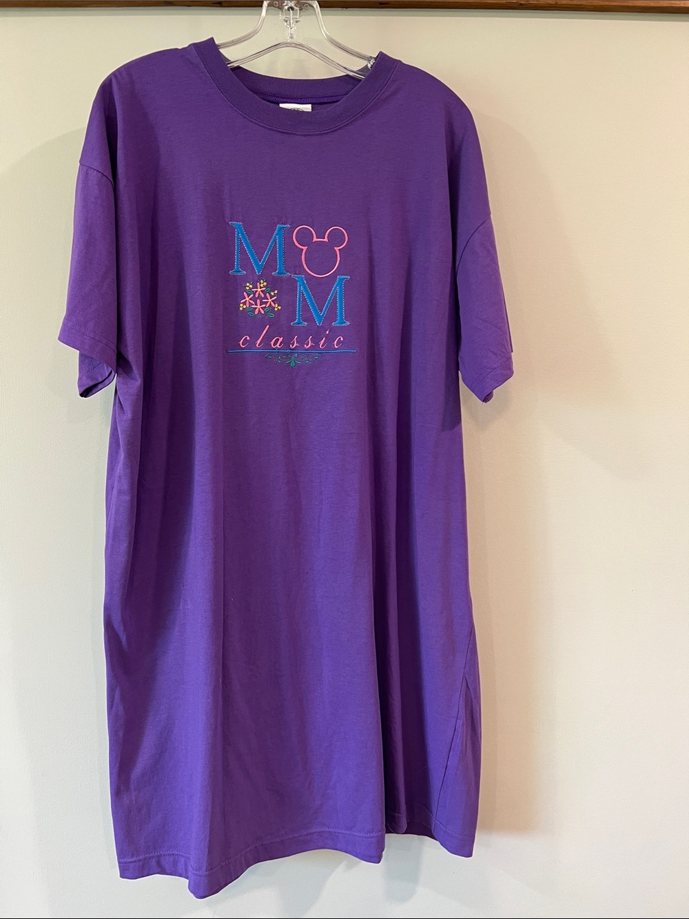 Disney Purple Mickey & Co. Graphic Tee‎ - Y2K embroidery, O/S